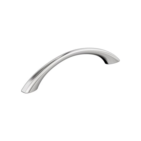 Amerock Vaile 5-1/16 inch (128mm) Center-to-Center Polished Chrome Cabinet Pull, 10PK 10VMP3723126