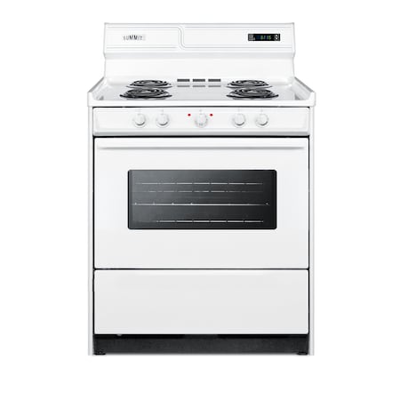 Summit 30in Wide Electric Coil Top Range WEM230KW