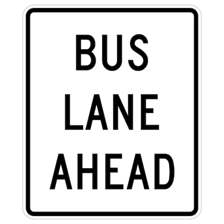 Sign Solutions Usa Traffic Sign, 36 in Width, Aluminum Sign, Vertical Rectangle DUS12HWT3648R3-12F