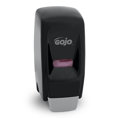 Gojo Bag-in-Box Dispenser, Lotion Soap, Push-Style, 800 mL, Wall-Mount, Black 9033-12