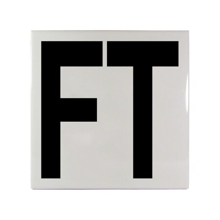 Inlays AB Series FT Smooth Frost-Proof Waterline Depth Marker with 4 in. Lettering C613500