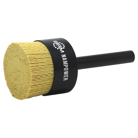 Nampower Brush NAMPOWER End Brush, 2" Dia. 5.250" OAL, AEB200100180