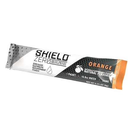 Shield Zero Sports Drink Mix, Orange, 0.3 oz, 16.9 oz Z2-01-01-100-OR