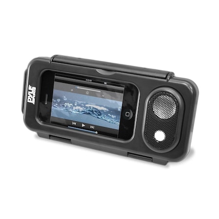 Pyle Pyle PWPS63BK Surf Sound Waterproof Portable Speaker Case for iPod, MP3 Player and Smartphone, Black PWPS63BK