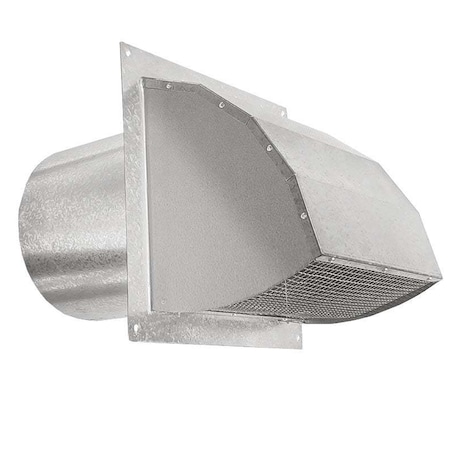 Victory 8-Inch Round Duct Wall Cap, Galvanized Steel 8WC