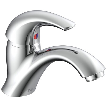 Delta Commercial 22C Single Handle Single Hole Bathroom Faucet - Less Pop-Up In Chrome 22C641