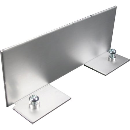 Wiremold Blank End Fitting, Gray, Aluminum AL5210B