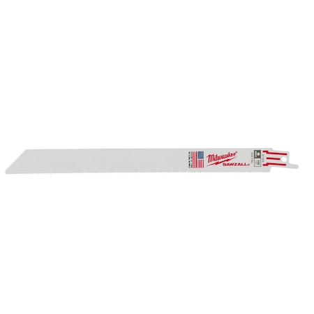 Milwaukee Tool Reciprocating Saw Blade, 9 in x 18 TPI 48-01-7188