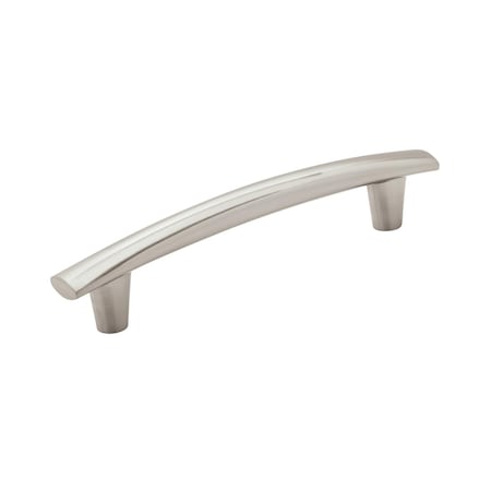 Amerock Willow 5-1/16 inch (128mm) Center-to-Center Satin Nickel Cabinet Pull, 10PK 10VMP37311G10