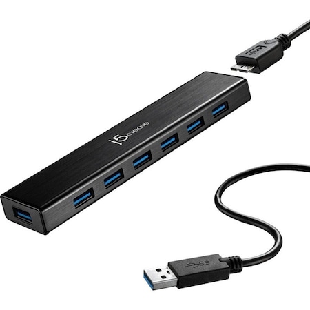 Strategic Sourcing J5CREATE 7-PORT USB 3.1 GEN 1 HUB JUH377