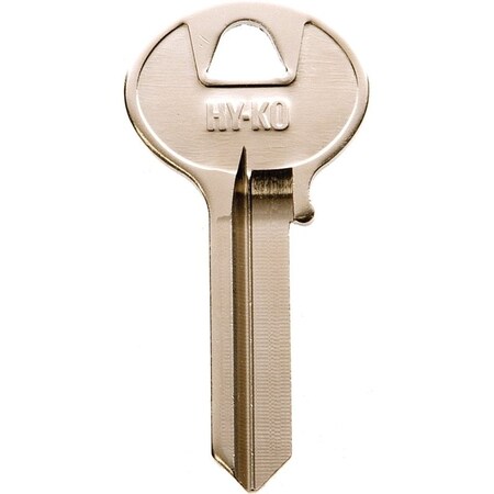 Hy-Ko Key Blank, Brass, Nickel, For: Corbin Russwin Cabinet, House Locks and Padlocks 11010CO105