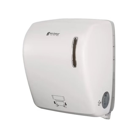 San Jamar TIMELESS MECHANICAL HANDS FREE TOWEL WHI T7200WH