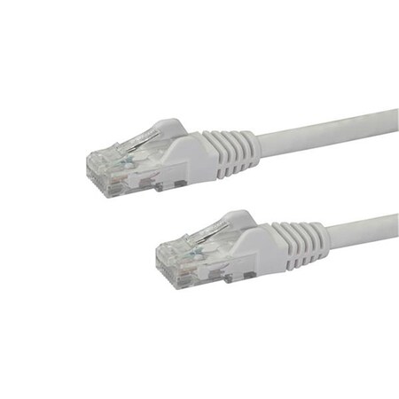 Dynamicfunction 2 ft. Cat6 White Snagles Ethernet Cable UTP DY331358