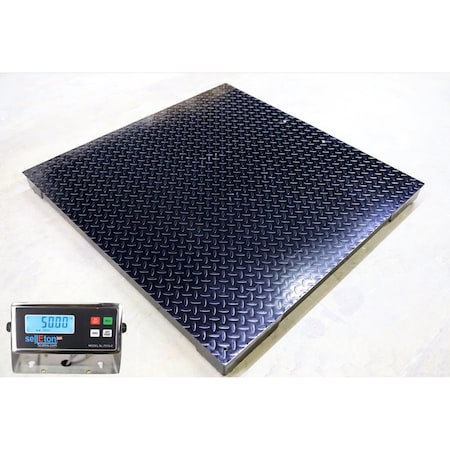 Selleton Scales Industrial Floor Scale, 3 ft x 3 ft, 10000 lb x 1 SL-700-3X3-10K