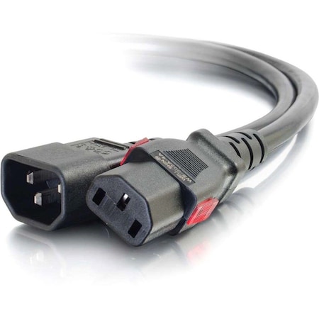 C2G 6FT LOCKING C14 TO C13 10A 250V BLK TAA 10360