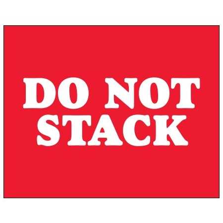 Bsc Preferred 8 x 10'' - ''Do Not Stack'' Labels DL1628