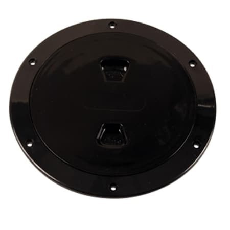 Superjock Smooth Center Screw - Out Deck Plate, Black SU263144