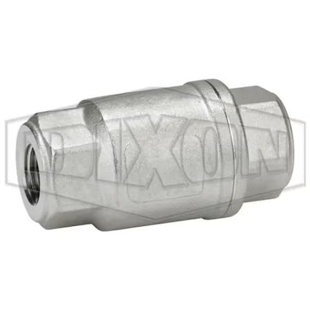 Dixon Check Valve, 1/4 in, FNPT, 316 SSss Steel Body SSCVIL025