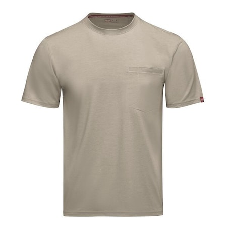 Red Kap Men's Work Shirt, Beige, M TKM2SD