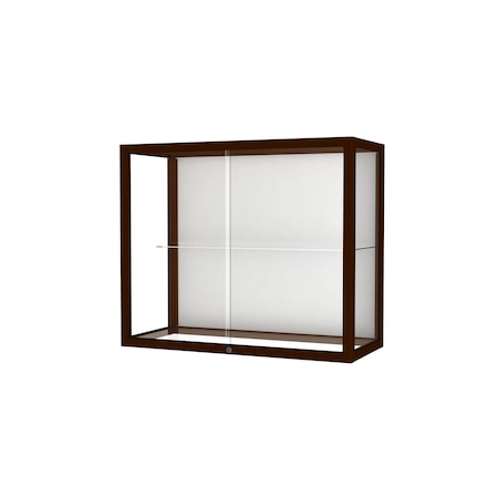 Ghent Wall or Top Display Case 36x30x14, Cordovan 894M-WB-C