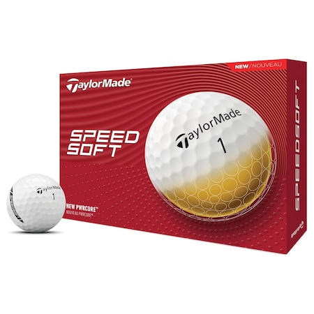 Taylormade SpeedSoft White 2024 Golf Balls - 1 Dozen N2747001