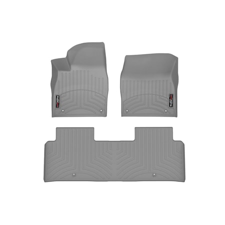 Weathertech Grey, Front and Rear Floorliners 461723-1-2
