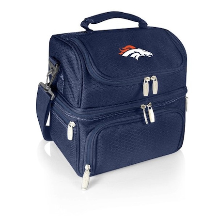 Picnic Time Family Of Brands NFL Denver Broncos - Pranzo Lunch Bag Cooler with Utensils 512-80-138-104-2