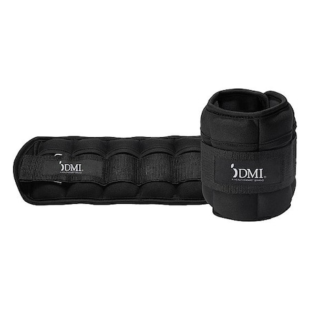 Dmi Wrist and Ankle Weights, Black, PK2 660-2006-0002