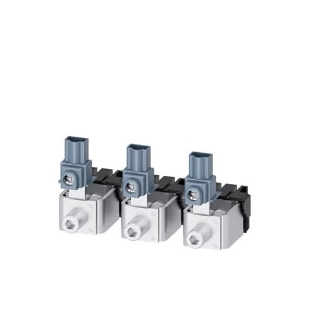 Siemens box terminal TS1.2 3 units 10 AWG&3/0 with aux. conductor voltage tap 3 3VA9233-0JH11