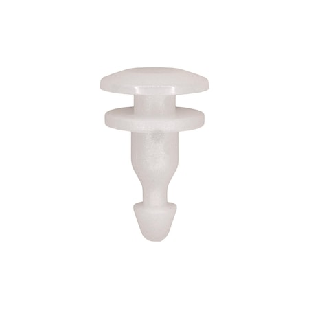 Auveco Nissan/Infiniti White Nylon Moulding Retainer, 25PK 22063