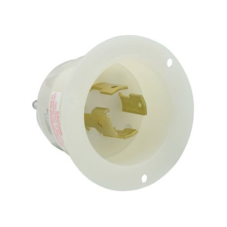 Leviton Industrial Grade Flanged Inlet 30 Amp, 277/480 Volt 3PY 2765