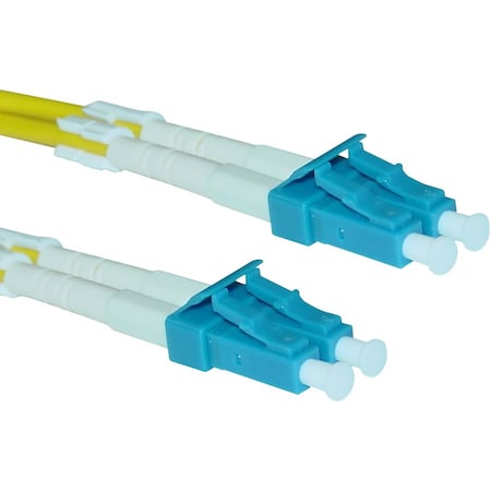Cable Wholesale LC/UPC OS2 Duplex 2.0mm Fiber Optic Patch Cord, OFNR, Singlemode 9/125 LCLC-01203