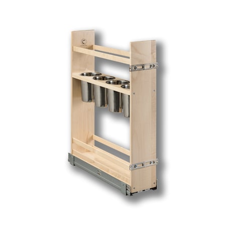 Century Components Signature Series Base Cabinet Organizer, 5.875 in. W Solid Maple SIGCAN55PF