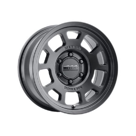 Method Race Wheels 7058906051 18 x 9 in. 106.25 mm Centerbore Tire, Matte Black MRW_7058906051