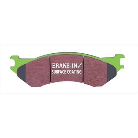 Ebc Brakes DP61798 6000 Series Greenstuff Truck And Suv Brake Pad E35-DP61798