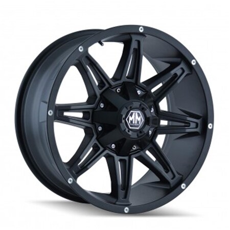 Mayhem 6-139.7- 6-135 PCD Rampage Matte Black Wheel 8090-7937MB18