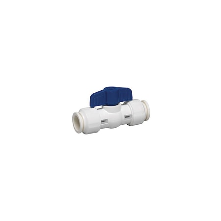 Homewerks Ball Valve 1/2in PVC Push Fit Full Port 117-8-12-12