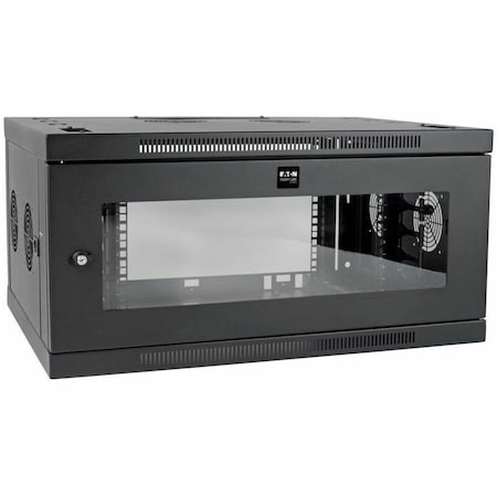 Tripp Lite Wallmount Rack Enclosure Wide Cable Management Acrylic Window 6U SRW6UDPGVRT