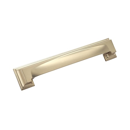 Amerock Appoint 5-1/16 in & 6-5/16 in 128 mm & 160 mm Center-to-Center Golden Champagne Cabinet Cup Pull BP36763BBZ