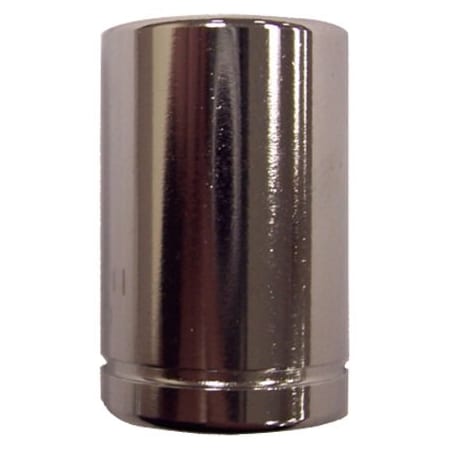 K-Tool International 1/4" Drive, 4mm Metric Socket, 6 Points, Chrome, Stan, 6 pt., 1/4"Drive, 4mm KTI-26104