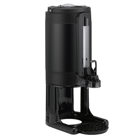 Service Ideas Universal Thermal Container 1.5-Gallon Vacuum Insulated Dispenser in Black GIU15GV3BLK