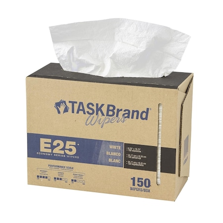 Hospeco TaskBrand E25 Scrim Reinforced IF Wiper N-E025IDW