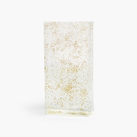 Nashville Wraps Gold Sprinkles Cello Bags, 5x3x11.75, 100PK C4BGSP
