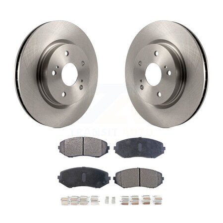Transit Auto Front Disc Brake Rotors And Semi-Metallic Pads Kit For 2006-2013 Suzuki Grand Vitara K8F-100477