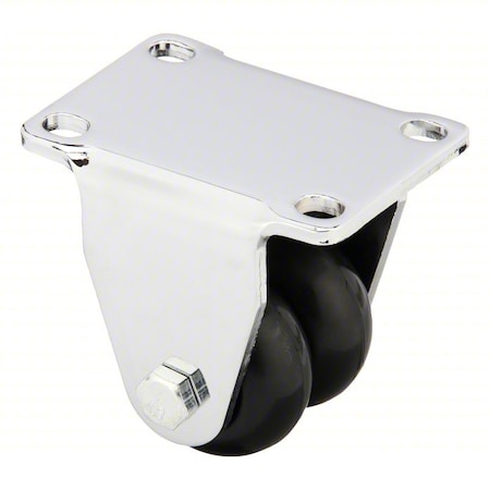Zoro Select Plate Caster, 145 lb. Load Rating, Rigid P9R-SRP020K-P-CF