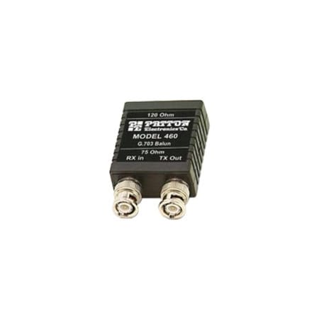 Patton 460F Baluns Network Adapter - 2 x BNC Network Female - RJ-45 Network 460F
