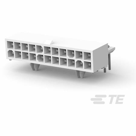 Te Connectivity Pin & Socket Connectors Header 22 Pos R/A Tin Dual Row 1-794107-0