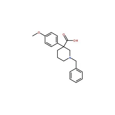 Ak Scientific 1-Benzyl-3-(4-methoxyphenyl)-piperadine-3-carboxylic acid (25mg), CAS 2108662-70-8 9522AL-25mg