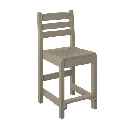 Polybird DINING SIDE CHAIR "COUNTER HEIGHT". WEATHERWOOD POLYBIRD P10-C