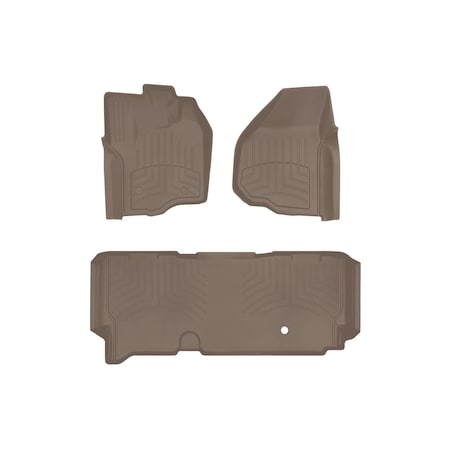 Weathertech Tan, Front and Rear FloorLiner HP 454331IM-453053IM